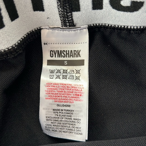 🦈 NWOT Black Flex Leggings | Low Rise | Gymshark | 22.5” Inseam | Size Small - Picture 11 of 17